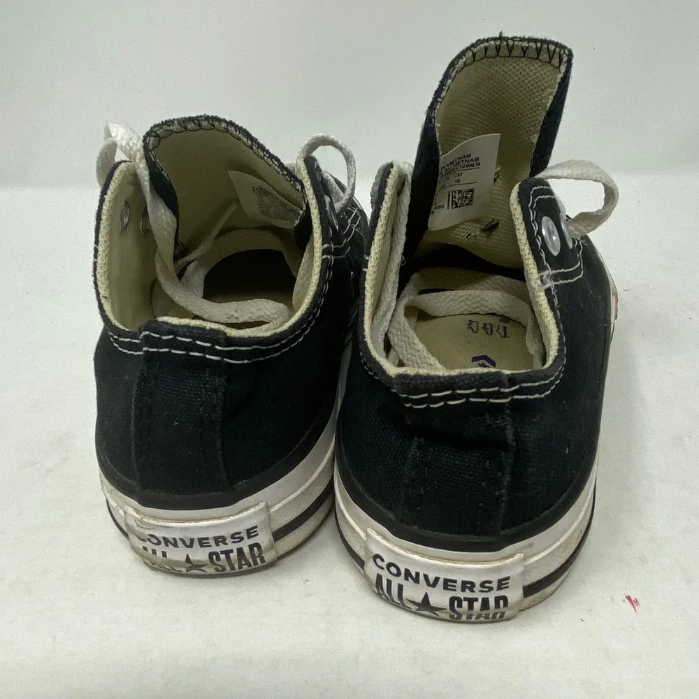 Converse Chuck Taylor All Star Low Top Black Youth Sneakers 3J235 Size 12